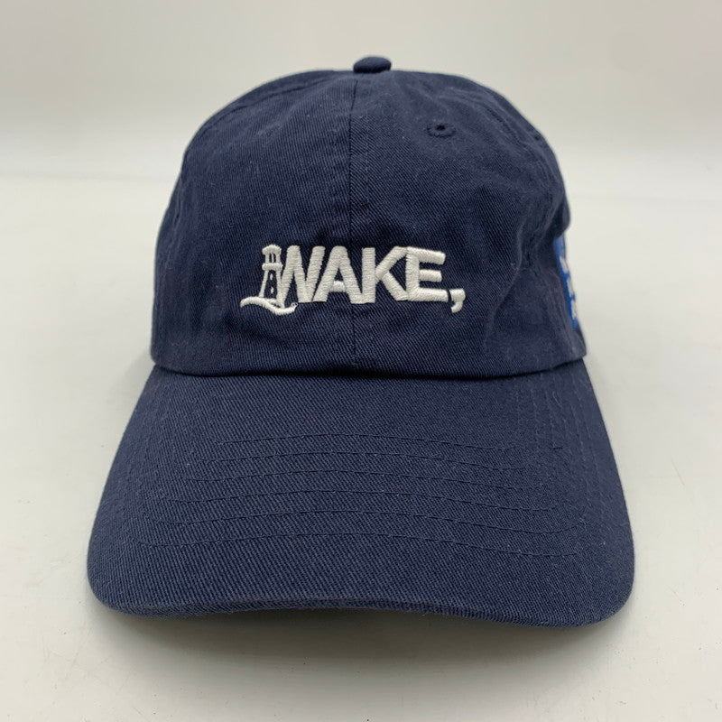 【中古品】【メンズ】 ALWAYTH オールウェイズ ×WAKE SAPPORO ウェイク サッポロ 別注 コラボ LOGO CAP ロゴ キャップ 帽子 185-251219-yy-01-tei サイズ：F カラー：ネイビー 万代Net店