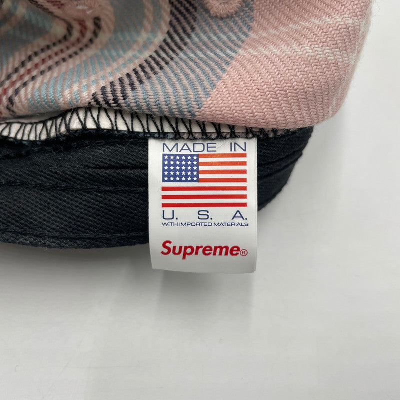 【中古品】【メンズ】 Supreme シュプリーム 24AW LOCHCARRON CAMP CAP ロキャロン キャンプ キャップ 帽子 185-251225-ko-02-tei サイズ：58ｃｍ カラー：マルチ 万代Net店