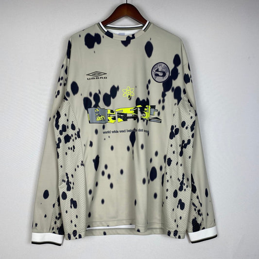 【中古品】【メンズ】 BAL バル × UMBRO アンブロ 別注 コラボ L/S SOCCER JERSEY BAL2159 ロングスリーブ サッカー ジャージ 長袖 Tシャツ トップス 140-251222-yo-09-tei サイズ：3 カラー：グレー 万代Net店