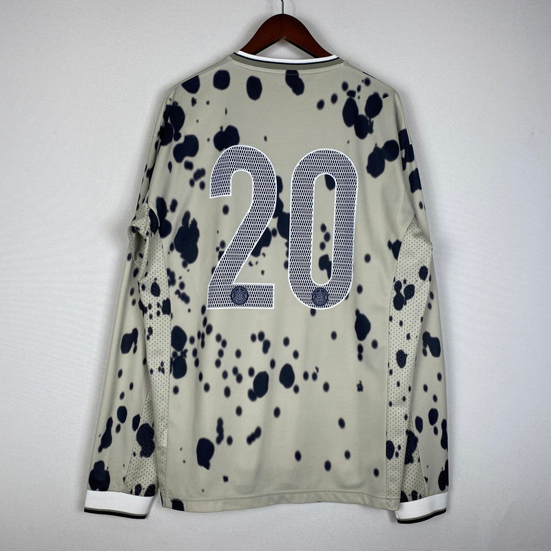 【中古品】【メンズ】 BAL バル × UMBRO アンブロ 別注 コラボ L/S SOCCER JERSEY BAL2159 ロングスリーブ サッカー ジャージ 長袖 Tシャツ トップス 140-251222-yo-09-tei サイズ：3 カラー：グレー 万代Net店