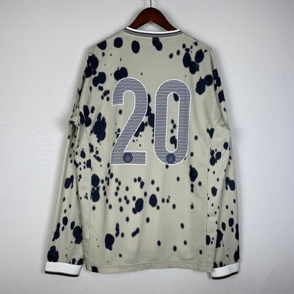 【中古品】【メンズ】 BAL バル × UMBRO アンブロ 別注 コラボ L/S SOCCER JERSEY BAL2159 ロングスリーブ サッカー ジャージ 長袖 Tシャツ トップス 140-251222-yo-09-tei サイズ：3 カラー：グレー 万代Net店