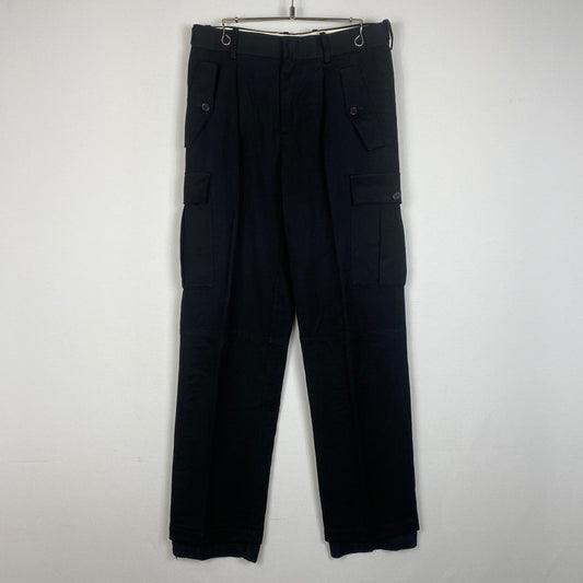 【中古品】【メンズ】 J.W.Anderson. ジェイダブリューアンダーソン DOUBLE HEMMED CARGO PANTS TR0060PG0011575 ダブル ヘム カーゴパンツ ボトムス 152-251220-yo-08-fuz サイズ：38 カラー：ブラック 万代Net店