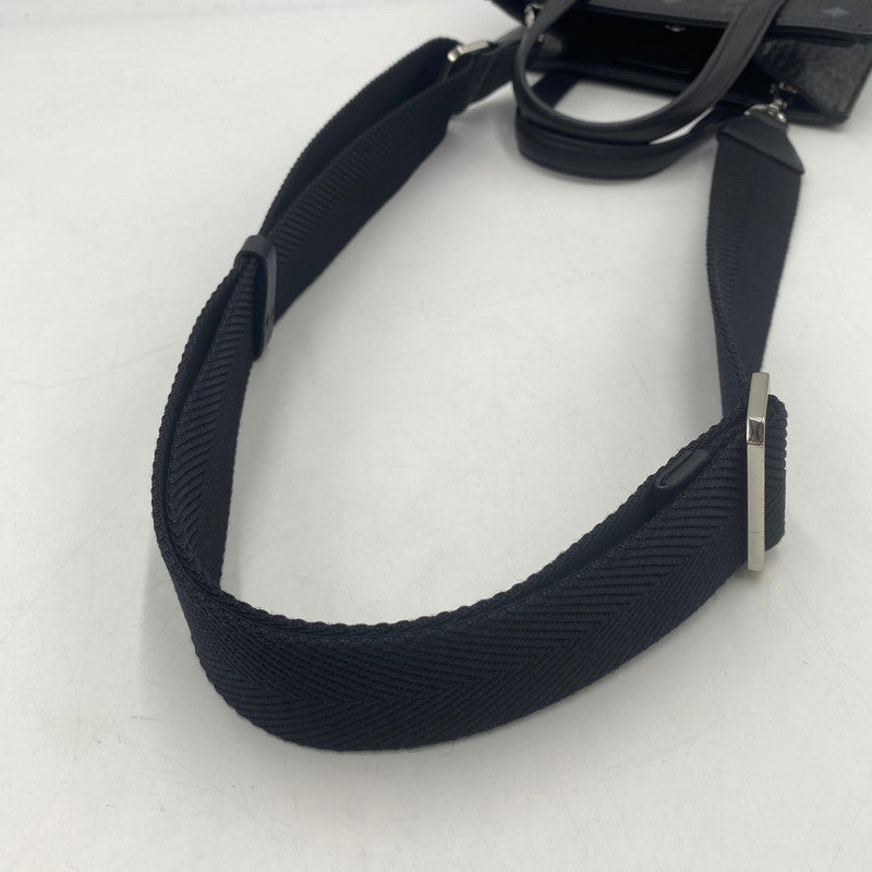 【中古品】【メンズ/レディース】 MCM エム・シー・エム Mini Aren トート - ヴィセトス カバン 2WAYバッグ 180-251221-yy-08-tei カラー：ブラック 万代Net店