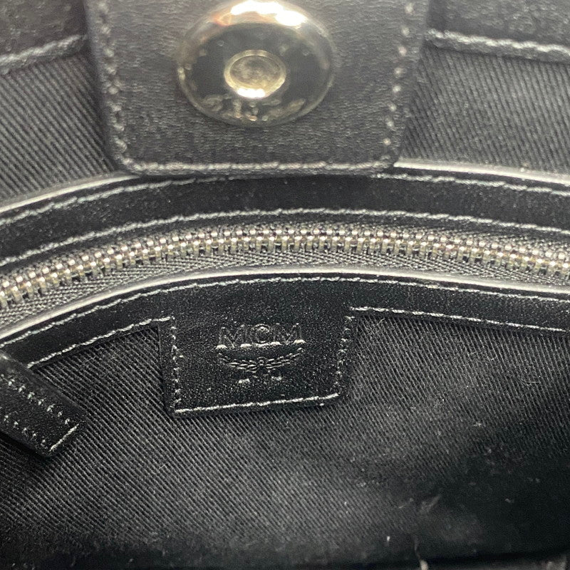 【中古品】【メンズ/レディース】 MCM エム・シー・エム Mini Aren トート - ヴィセトス カバン 2WAYバッグ 180-251221-yy-08-tei カラー：ブラック 万代Net店