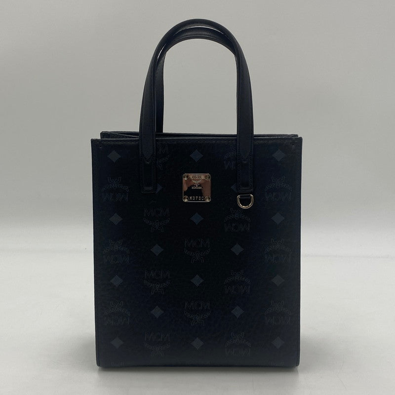 【中古品】【メンズ/レディース】 MCM エム・シー・エム Mini Aren トート - ヴィセトス カバン 2WAYバッグ 180-251221-yy-08-tei カラー：ブラック 万代Net店