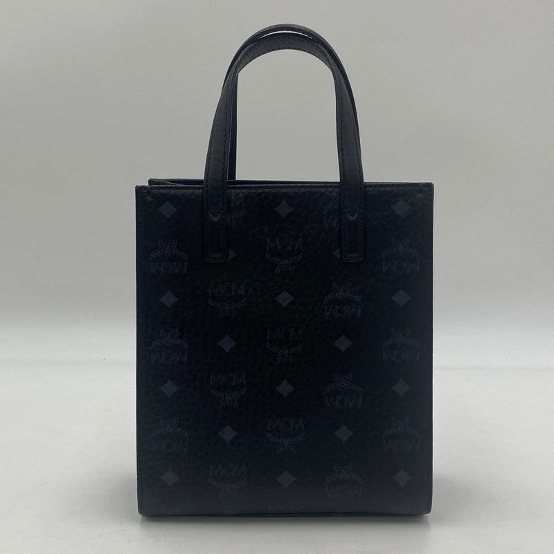 【中古品】【メンズ/レディース】 MCM エム・シー・エム Mini Aren トート - ヴィセトス カバン 2WAYバッグ 180-251221-yy-08-tei カラー：ブラック 万代Net店