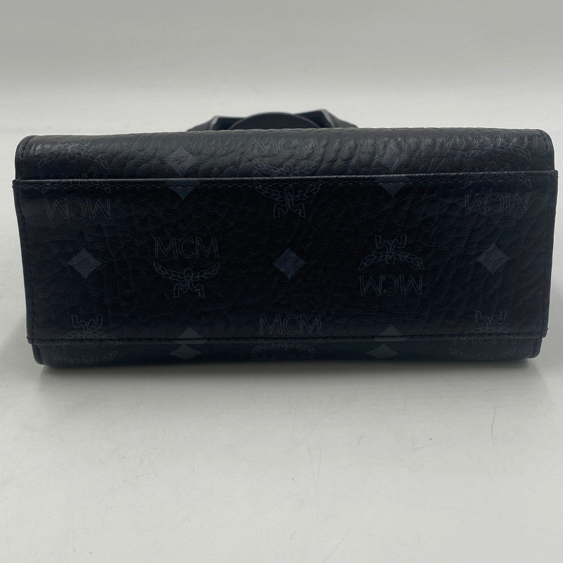 【中古品】【メンズ/レディース】 MCM エム・シー・エム Mini Aren トート - ヴィセトス カバン 2WAYバッグ 180-251221-yy-08-tei カラー：ブラック 万代Net店