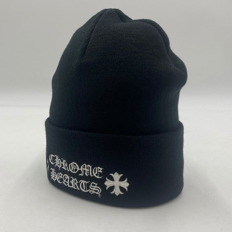 【中古美品】【メンズ】 CHROME HEARTS クロムハーツ WOOL WATCH CAP ウール ワッチ キャップ 刺繍ビーニー 帽子 190-251221-yy-04-tei カラー：ブラック 万代Net店