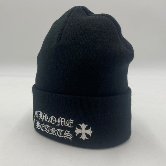 【中古美品】【メンズ】 CHROME HEARTS クロムハーツ WOOL WATCH CAP ウール ワッチ キャップ 刺繍ビーニー 帽子 190-251221-yy-04-tei カラー：ブラック 万代Net店