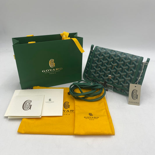 【中古美品】【メンズ/レディース】 GOYARD ゴヤール プリュメ ポーチウォレット カバン ショルダーバッグ 180-251221-yy-05-tei カラー：グリーン 万代Net店