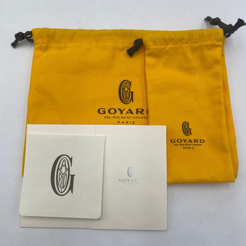 【中古美品】【メンズ/レディース】 GOYARD ゴヤール プリュメ ポーチウォレット カバン ショルダーバッグ 180-251221-yy-05-tei カラー：グリーン 万代Net店