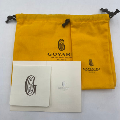 【中古美品】【メンズ/レディース】 GOYARD ゴヤール プリュメ ポーチウォレット カバン ショルダーバッグ 180-251221-yy-05-tei カラー：グリーン 万代Net店