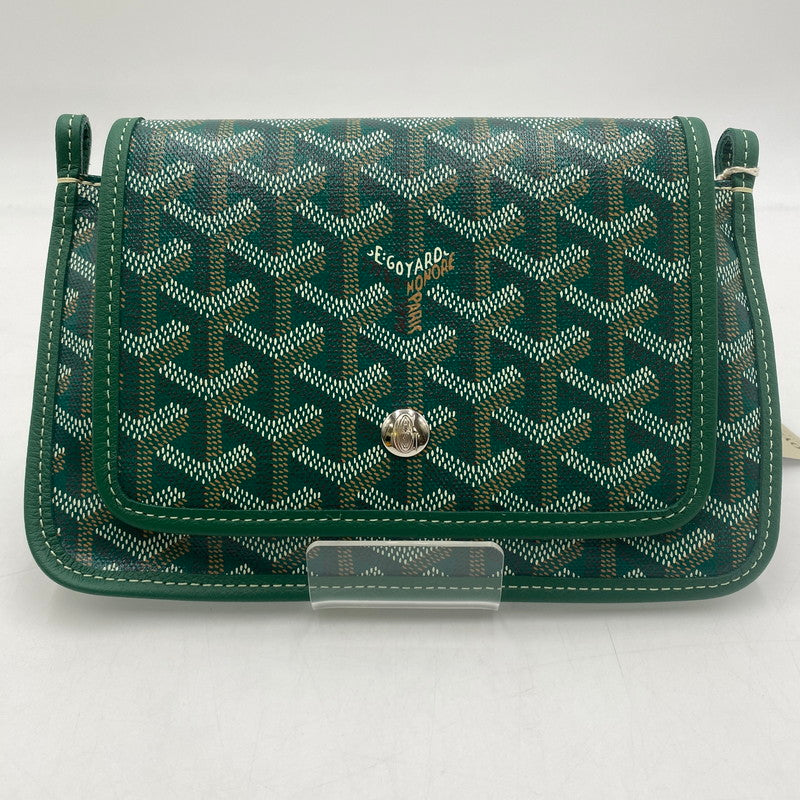 【中古美品】【メンズ/レディース】 GOYARD ゴヤール プリュメ ポーチウォレット カバン ショルダーバッグ 180-251221-yy-05-tei カラー：グリーン 万代Net店