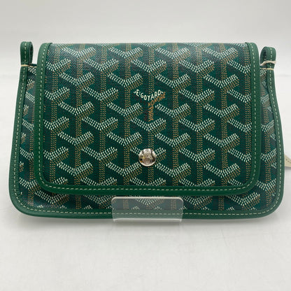 【中古美品】【メンズ/レディース】 GOYARD ゴヤール プリュメ ポーチウォレット カバン ショルダーバッグ 180-251221-yy-05-tei カラー：グリーン 万代Net店