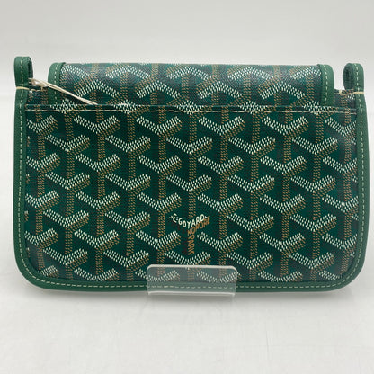 【中古美品】【メンズ/レディース】 GOYARD ゴヤール プリュメ ポーチウォレット カバン ショルダーバッグ 180-251221-yy-05-tei カラー：グリーン 万代Net店