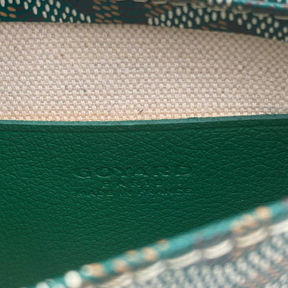 【中古美品】【メンズ/レディース】 GOYARD ゴヤール プリュメ ポーチウォレット カバン ショルダーバッグ 180-251221-yy-05-tei カラー：グリーン 万代Net店