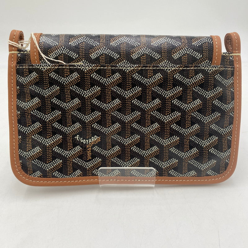 【中古美品】【メンズ/レディース】 GOYARD ゴヤール プリュメ ポーチウォレット カバン ショルダーバッグ 180-251221-yy-06-tei カラー：ブラック＆タン 万代Net店
