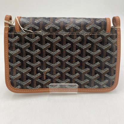 【中古美品】【メンズ/レディース】 GOYARD ゴヤール プリュメ ポーチウォレット カバン ショルダーバッグ 180-251221-yy-06-tei カラー：ブラック＆タン 万代Net店