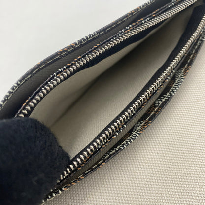 【中古美品】【メンズ/レディース】 GOYARD ゴヤール プリュメ ポーチウォレット カバン ショルダーバッグ 180-251221-yy-06-tei カラー：ブラック＆タン 万代Net店