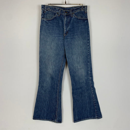 【現状渡し品】【メンズ】 Levi's リーバイス 70's 646 DENIM PANT VINTAGE 646-0217 70年代 646 デニムパンツ ボトムス ジーンズ ボタン裏 刻印39 ヴィンテージ 156-251221-ko-16-tei サイズ：サイズ不明 カラー：インディゴ 万代Net店
