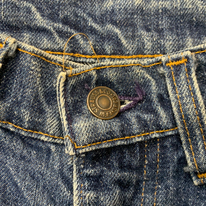 【現状渡し品】【メンズ】 Levi's リーバイス 70's 646 DENIM PANT VINTAGE 646-0217 70年代 646 デニムパンツ ボトムス ジーンズ ボタン裏 刻印39 ヴィンテージ 156-251221-ko-16-tei サイズ：サイズ不明 カラー：インディゴ 万代Net店