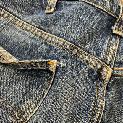 【現状渡し品】【メンズ】 Levi's リーバイス 70's 646 DENIM PANT VINTAGE 646-0217 70年代 646 デニムパンツ ボトムス ジーンズ ボタン裏 刻印39 ヴィンテージ 156-251221-ko-16-tei サイズ：サイズ不明 カラー：インディゴ 万代Net店