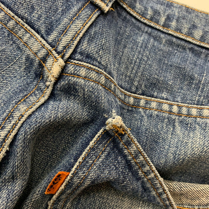 【現状渡し品】【メンズ】 Levi's リーバイス 70's 646 DENIM PANT VINTAGE 646-0217 70年代 646 デニムパンツ ボトムス ジーンズ ボタン裏 刻印39 ヴィンテージ 156-251221-ko-16-tei サイズ：サイズ不明 カラー：インディゴ 万代Net店