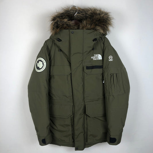 【中古品】【メンズ】 THE NORTH FACE ザ・ノースフェイス SOUTHERN CROSS PARKA ND92120 サザンクロス パーカ アウター ダウンジャケット 144-251222-yy-12-tei サイズ：M カラー：カーキ 万代Net店