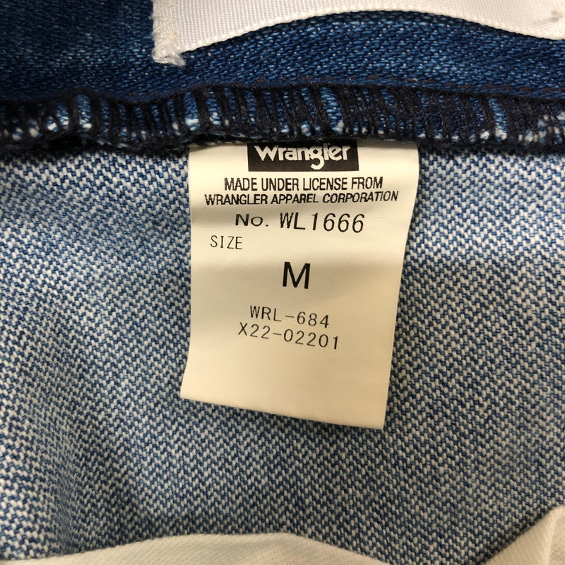 【中古品】【レディース】 Wrangler ラングラー PATCHWORK FLARE DENIM PANTS WL1666 パッチワーク フレア デニムパンツ ボトムス 171-251222-yy-20-tei サイズ：M カラー：インディゴ 万代Net店
