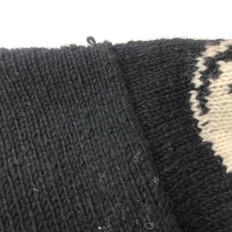 【現状渡し品】【メンズ】 MCMCHAN WOOLEN マクマーン ウーレン LINE YIN&YANG NKIT ライン イン&ヤン ニット トップス セーター 147-251222-yy-15-tei サイズ：表記サイズなし カラー：ブラック 万代Net店