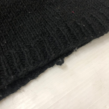 【現状渡し品】【メンズ】 MCMCHAN WOOLEN マクマーン ウーレン LINE YIN&YANG NKIT ライン イン&ヤン ニット トップス セーター 147-251222-yy-15-tei サイズ：表記サイズなし カラー：ブラック 万代Net店