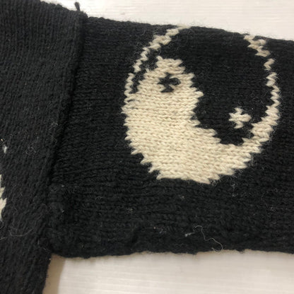 【現状渡し品】【メンズ】 MCMCHAN WOOLEN マクマーン ウーレン LINE YIN&YANG NKIT ライン イン&ヤン ニット トップス セーター 147-251222-yy-15-tei サイズ：表記サイズなし カラー：ブラック 万代Net店