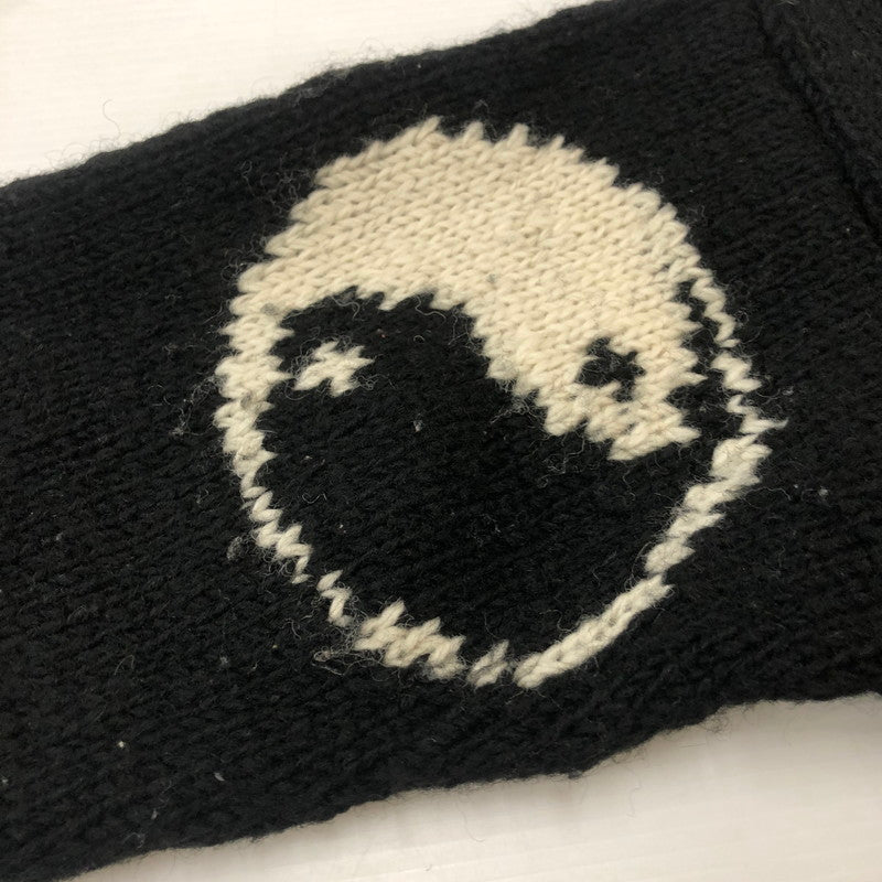 【現状渡し品】【メンズ】 MCMCHAN WOOLEN マクマーン ウーレン LINE YIN&YANG NKIT ライン イン&ヤン ニット トップス セーター 147-251222-yy-15-tei サイズ：表記サイズなし カラー：ブラック 万代Net店