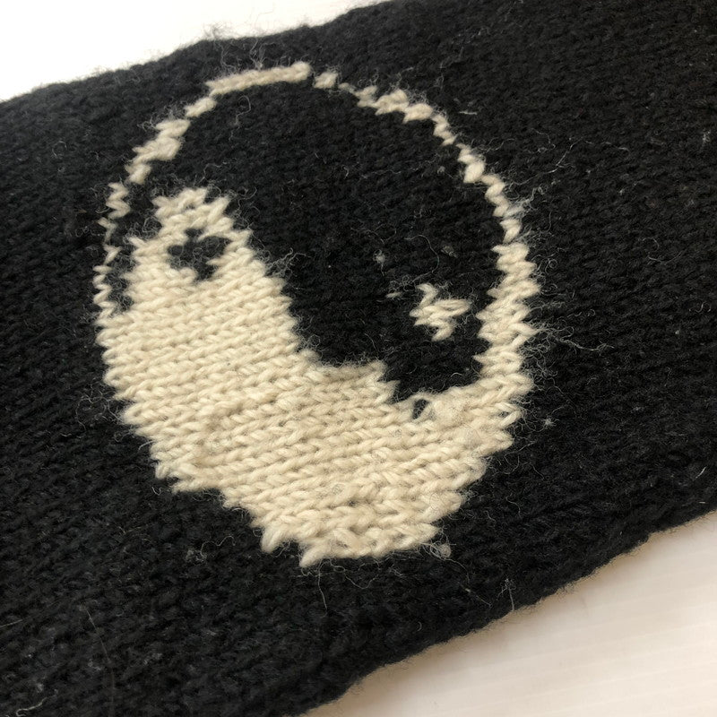 【現状渡し品】【メンズ】 MCMCHAN WOOLEN マクマーン ウーレン LINE YIN&YANG NKIT ライン イン&ヤン ニット トップス セーター 147-251222-yy-15-tei サイズ：表記サイズなし カラー：ブラック 万代Net店