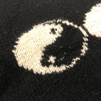 【現状渡し品】【メンズ】 MCMCHAN WOOLEN マクマーン ウーレン LINE YIN&YANG NKIT ライン イン&ヤン ニット トップス セーター 147-251222-yy-15-tei サイズ：表記サイズなし カラー：ブラック 万代Net店