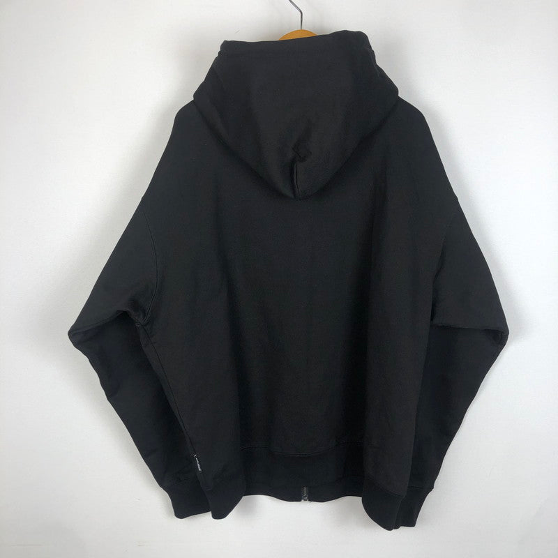 【中古品】【メンズ】 APPLEBUM アップルバム ZIP-UP SWEAT PARKER ジップアップ スウェット パーカー トップス 142-251222-yy-05-tei サイズ：XL カラー：ブラック 万代Net店