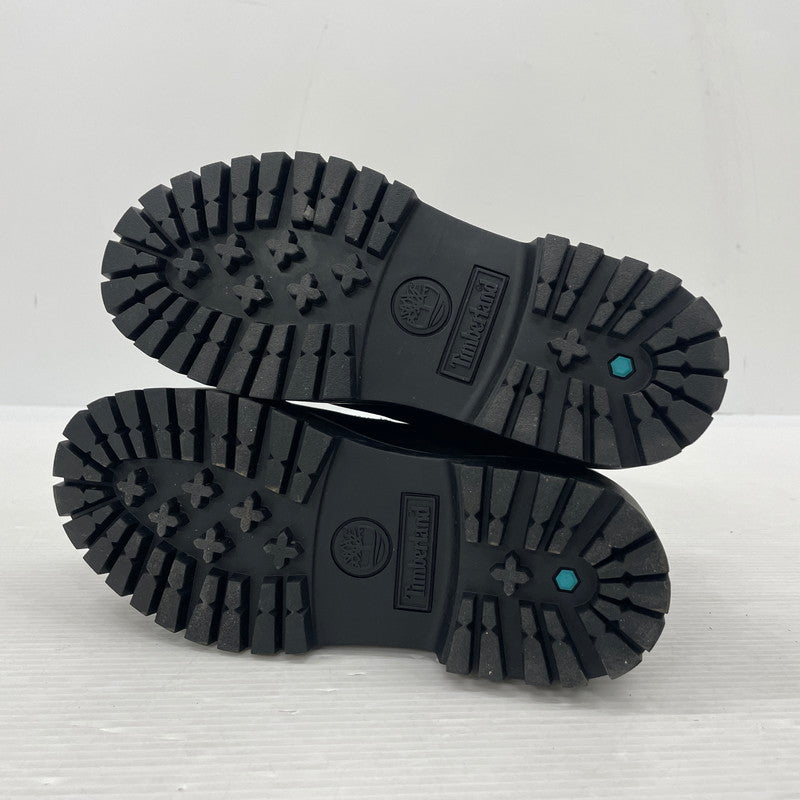 【中古品】【レディース】 Timberland ティンバーランド STONE STREET WATERPROOF PLATFORM CHUKKA BOOTS TB1A5REN015 ストーン ストリート ウォータープルーフ プラットフォーム チャッカ ブーツ 靴 シューズ 167-260302-yo-06-tei サイズ：22.5cm カラー：ブラック 万代Net店