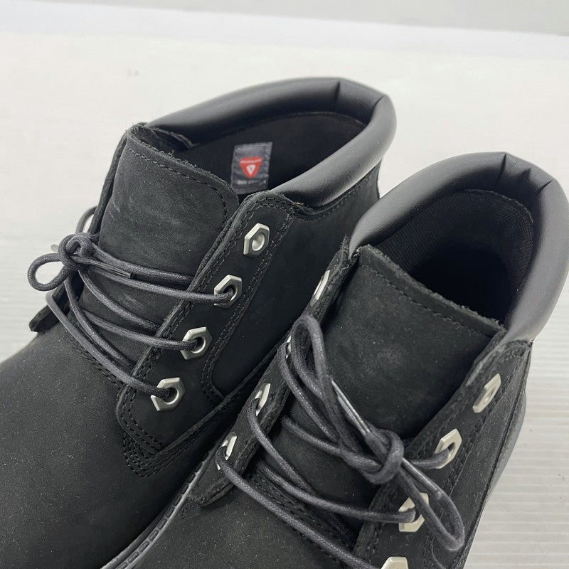 【中古品】【レディース】 Timberland ティンバーランド STONE STREET WATERPROOF PLATFORM CHUKKA BOOTS TB1A5REN015 ストーン ストリート ウォータープルーフ プラットフォーム チャッカ ブーツ 靴 シューズ 167-260302-yo-06-tei サイズ：22.5cm カラー：ブラック 万代Net店