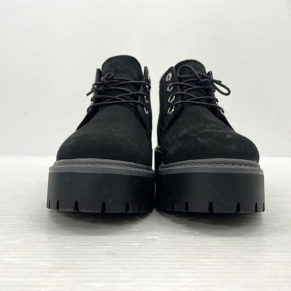 【中古品】【レディース】 Timberland ティンバーランド STONE STREET WATERPROOF PLATFORM CHUKKA BOOTS TB1A5REN015 ストーン ストリート ウォータープルーフ プラットフォーム チャッカ ブーツ 靴 シューズ 167-260302-yo-06-tei サイズ：22.5cm カラー：ブラック 万代Net店