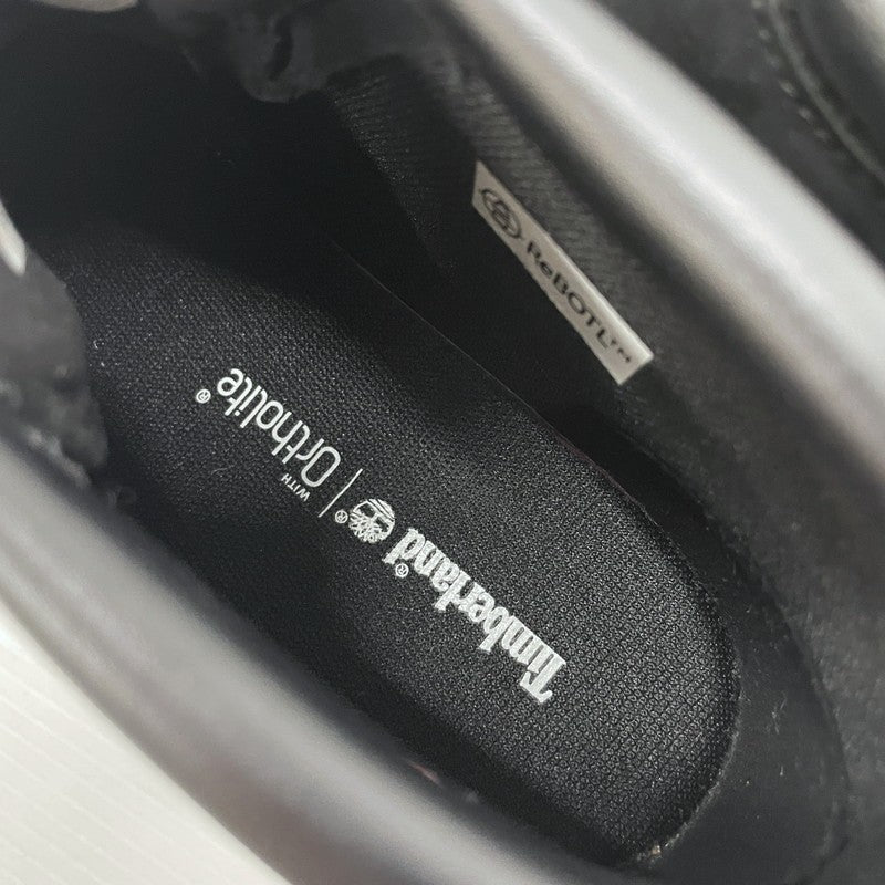 【中古品】【レディース】 Timberland ティンバーランド STONE STREET WATERPROOF PLATFORM CHUKKA BOOTS TB1A5REN015 ストーン ストリート ウォータープルーフ プラットフォーム チャッカ ブーツ 靴 シューズ 167-260302-yo-06-tei サイズ：22.5cm カラー：ブラック 万代Net店