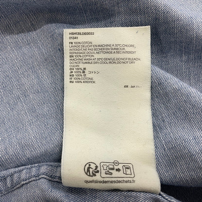 【中古品】【メンズ】 ami alexandre mattiussi アミアレクサンドレマチウシ SMALL A HEART DENIM SHIRT HSH135.DE0022 スモール A ハート デニムシャツ 長袖 トップス 141-251224-ks-03-tei サイズ：XL カラー：インディゴ 万代Net店