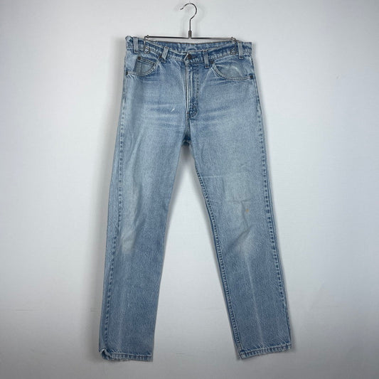 【現状渡し品】【メンズ】 Levi's リーバイス DENIM PANTS デニムパンツ ボトムス ジーンズ ボタン裏刻印 536 USA製 156-251224-ks-07-tei サイズ：サイズ表記なし カラー：インディゴ 万代Net店