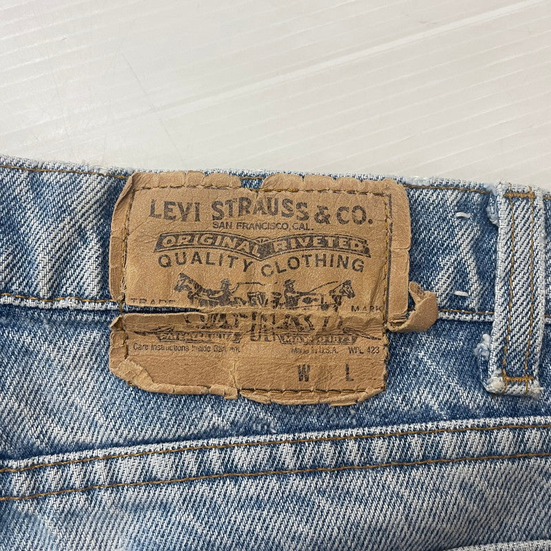【現状渡し品】【メンズ】 Levi's リーバイス DENIM PANTS デニムパンツ ボトムス ジーンズ ボタン裏刻印 536 USA製 156-251224-ks-07-tei サイズ：サイズ表記なし カラー：インディゴ 万代Net店