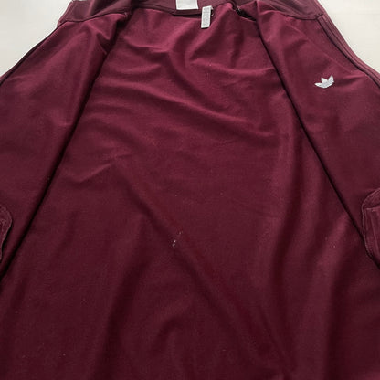 【現状渡し品】【メンズ/レディース】 adidas アディダス ORIGINALS TRACK JACKET IN1000 オリジナルス トラック ジャケット トップス ジャージ ジェンダーニュートラル 148-251224-ks-05-tei サイズ：XL カラー：マルーン 万代Net店