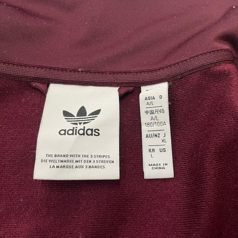 【現状渡し品】【メンズ/レディース】 adidas アディダス ORIGINALS TRACK JACKET IN1000 オリジナルス トラック ジャケット トップス ジャージ ジェンダーニュートラル 148-251224-ks-05-tei サイズ：XL カラー：マルーン 万代Net店