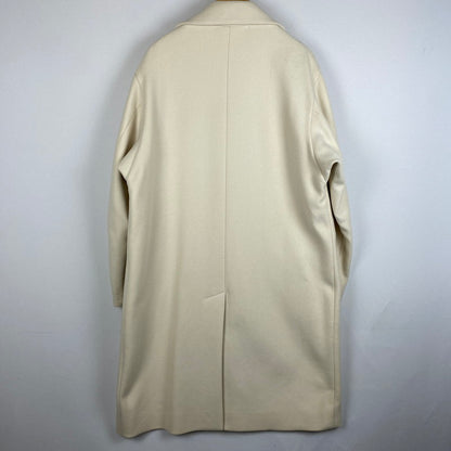 【中古品】【メンズ】 AURALEE オーラリー WOOL SILK MELTON SOUTIEN COLLAR COAT A9AC01SN ウール シルク メルトン ステンカラーコート ライトアウター 140-251225-yy-20-tei サイズ：3 カラー：ホワイト 万代Net店