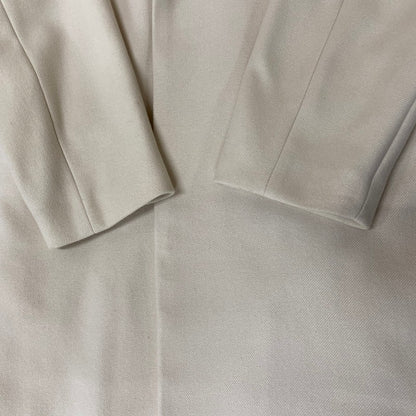 【中古品】【メンズ】 AURALEE オーラリー WOOL SILK MELTON SOUTIEN COLLAR COAT A9AC01SN ウール シルク メルトン ステンカラーコート ライトアウター 140-251225-yy-20-tei サイズ：3 カラー：ホワイト 万代Net店