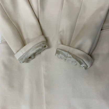 【中古品】【メンズ】 AURALEE オーラリー WOOL SILK MELTON SOUTIEN COLLAR COAT A9AC01SN ウール シルク メルトン ステンカラーコート ライトアウター 140-251225-yy-20-tei サイズ：3 カラー：ホワイト 万代Net店