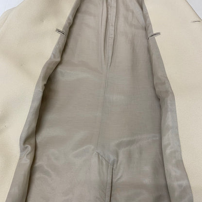 【中古品】【メンズ】 AURALEE オーラリー WOOL SILK MELTON SOUTIEN COLLAR COAT A9AC01SN ウール シルク メルトン ステンカラーコート ライトアウター 140-251225-yy-20-tei サイズ：3 カラー：ホワイト 万代Net店