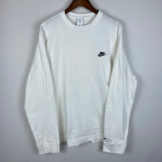 【中古美品】【メンズ】 NIKE ナイキ × PEACEMINUSONE PMO ピースマイナスワン ピーエムオー 別注 コラボ L/S TEE DR0097-100 ロングスリーブ Tシャツ 長袖 トップス G-DRAGON 148-251226-ks-06-tei サイズ：M カラー：ホワイト 万代Net店